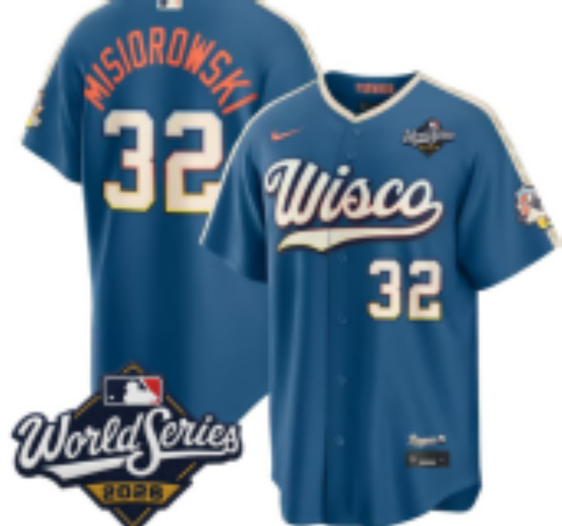 Women Milwaukee Brewers #22 Yelich blue Nike 2026 World Series jersey 1021046